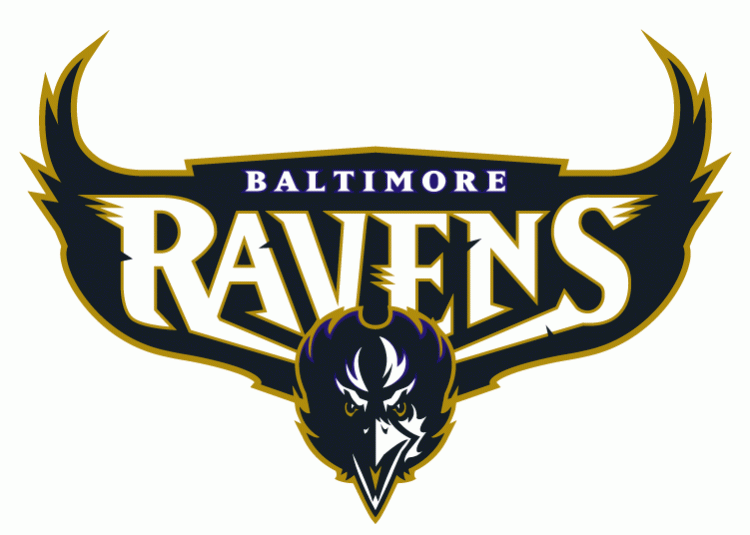 Baltimore Ravens 1996-1998 Wordmark Logo t shirt iron on transfers...
